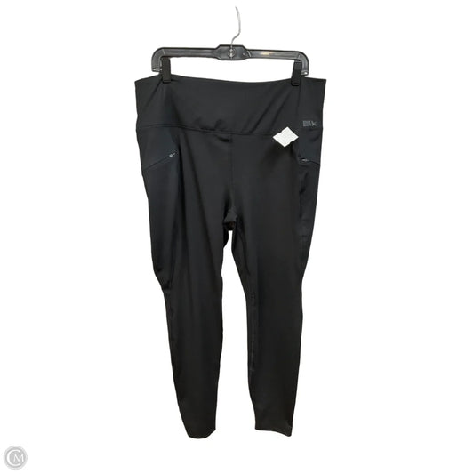 Athletic Leggings By Eddie Bauer In Black, Size: Xl