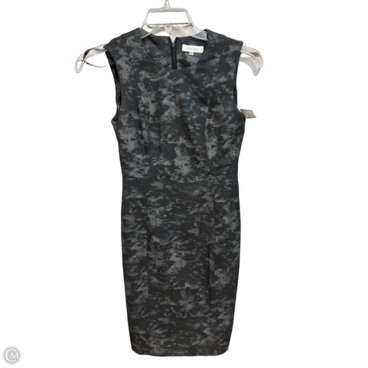 Dress Casual Midi By Calvin Klein In Grey, Size: Xs