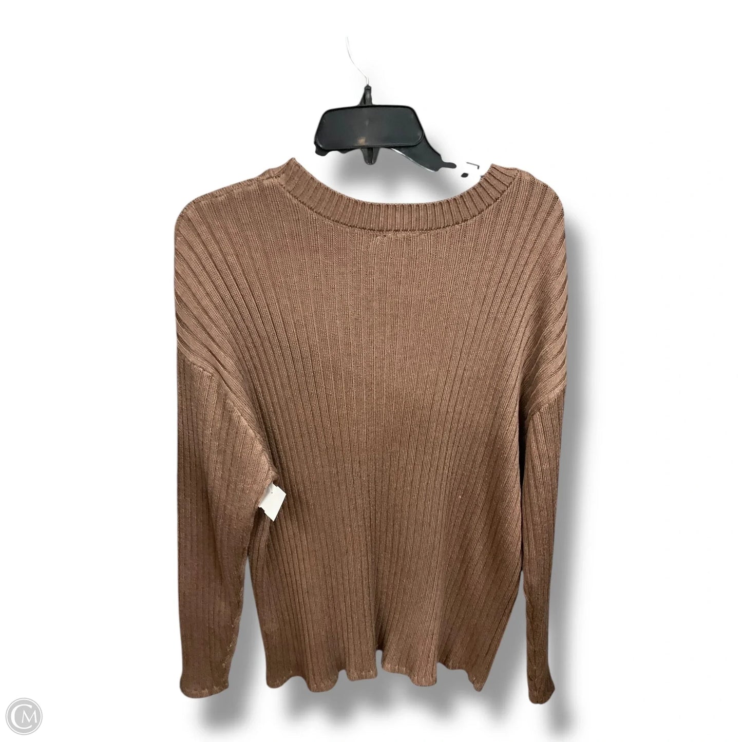 Top Long Sleeve By Jessica Simpson In Brown, Size: Xxl