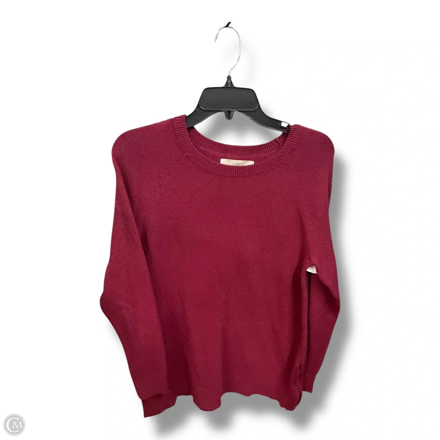 Sweater By Loft In Maroon, Size: M