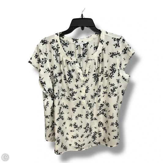 Top Sleeveless By 41 Hawthorn In Black & White, Size: Xxl