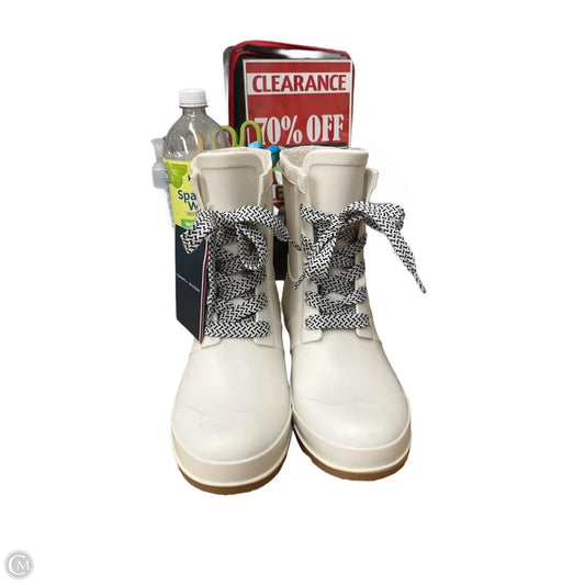 Boots Rain By Tommy Hilfiger In White, Size: 8