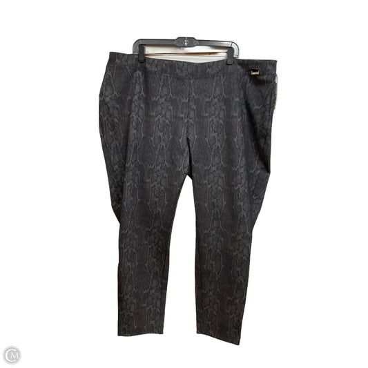 Pants Dress By Calvin Klein In Snakeskin Print, Size: 22