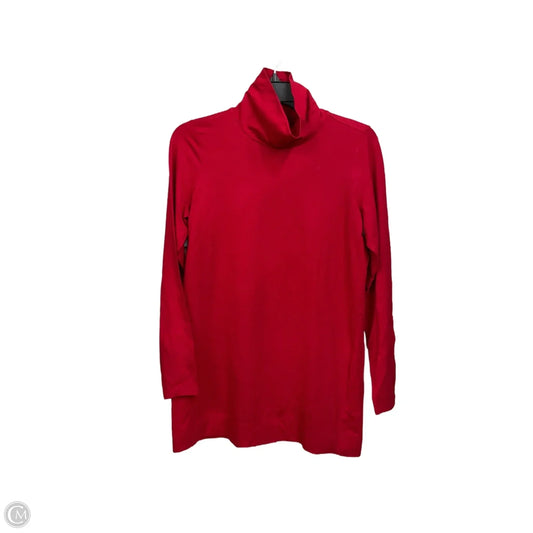 Tunic Long Sleeve By J. Jill In Red, Size: Xs