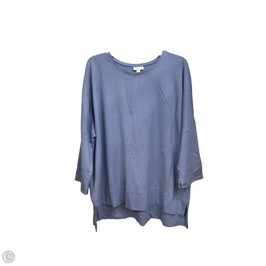 Top 3/4 Sleeve Basic By J. Jill In Blue, Size: Xl