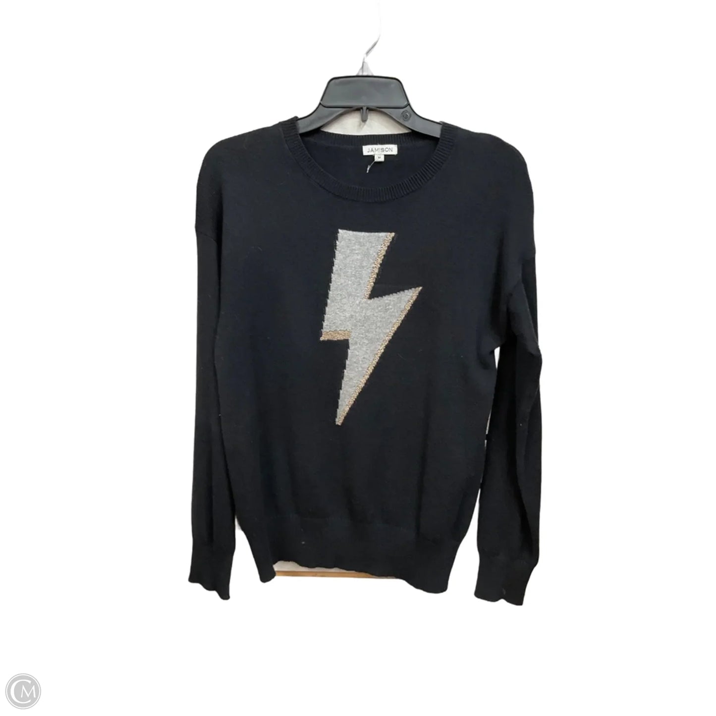 Sweater By Clothes Mentor In Black, Size: M