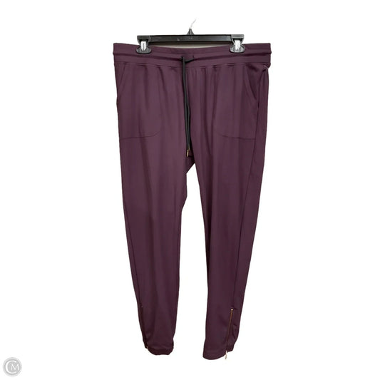 Athletic Pants By Zyia In Maroon, Size: Xl