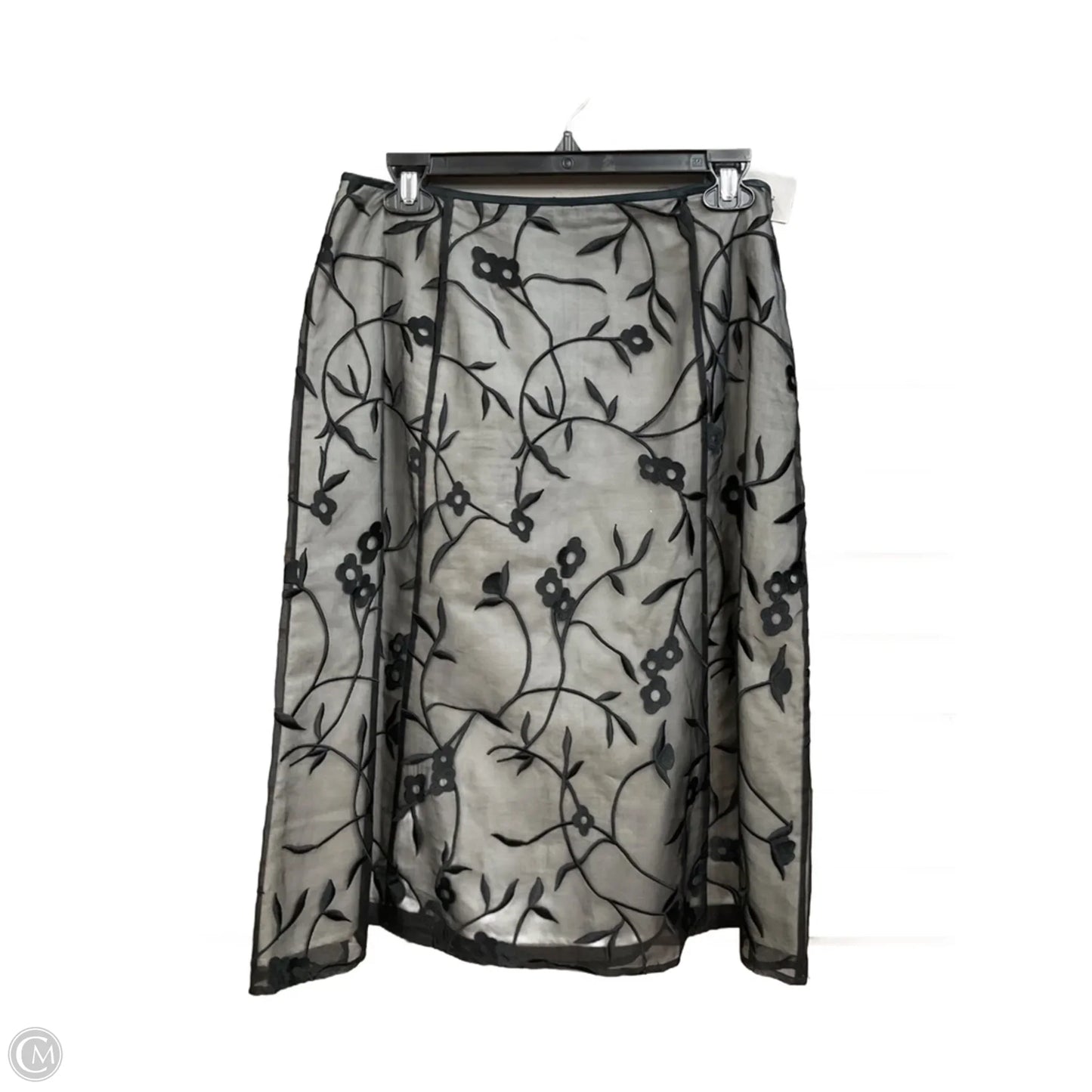 Skirt Midi By Talbots In Black, Size: 10