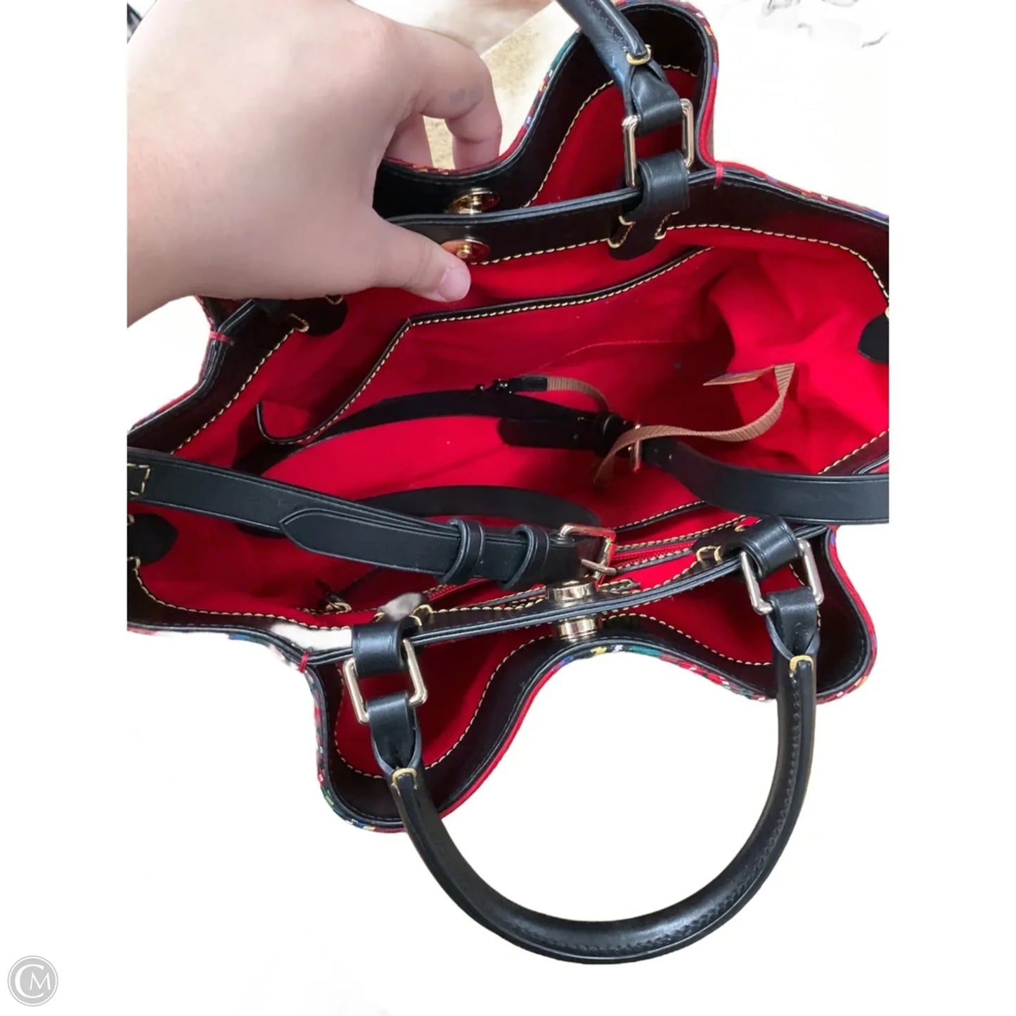 Handbag Designer By Dooney And Bourke, Size: Large