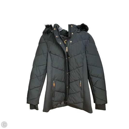 Coat Designer By Michael Kors In Black, Size: M