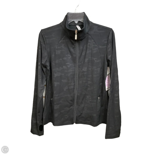 Athletic Jacket By Clothes Mentor In Black, Size: L