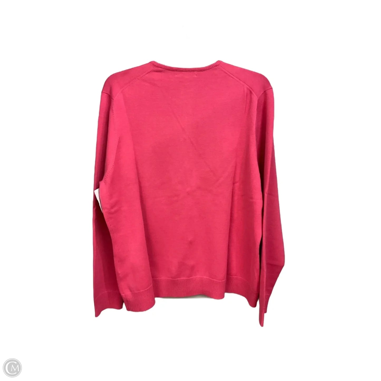 Cardigan By Lands End In Pink, Size: Xl