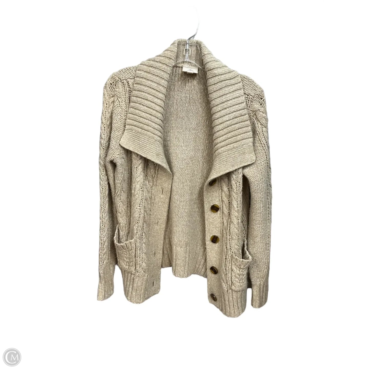 Cardigan By St Johns Bay In Tan, Size: L