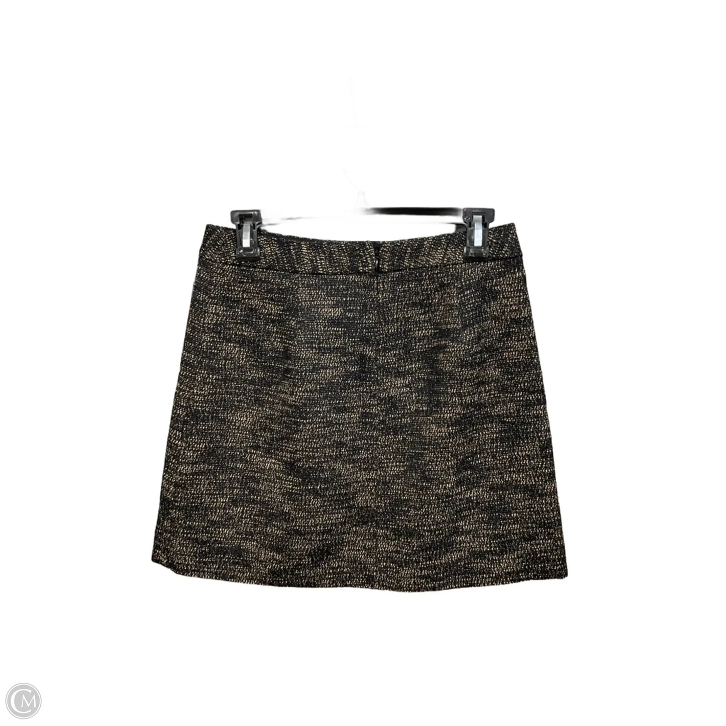 Skirt Mini & Short By Limited In Black & Gold, Size: 0