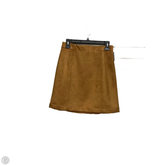 Skirt Mini & Short By Ann Taylor In Tan, Size: 2p