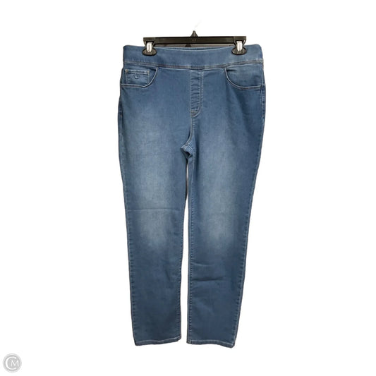 Jeans Straight By Gloria Vanderbilt In Blue Denim, Size: 12