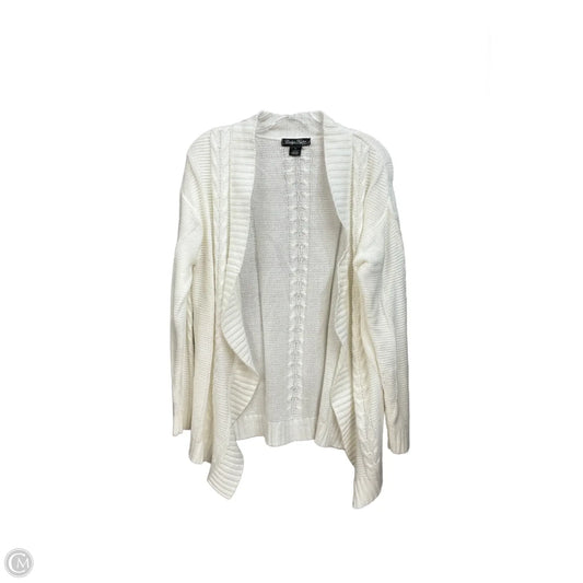 Cardigan By Clothes Mentor In White, Size: 2x