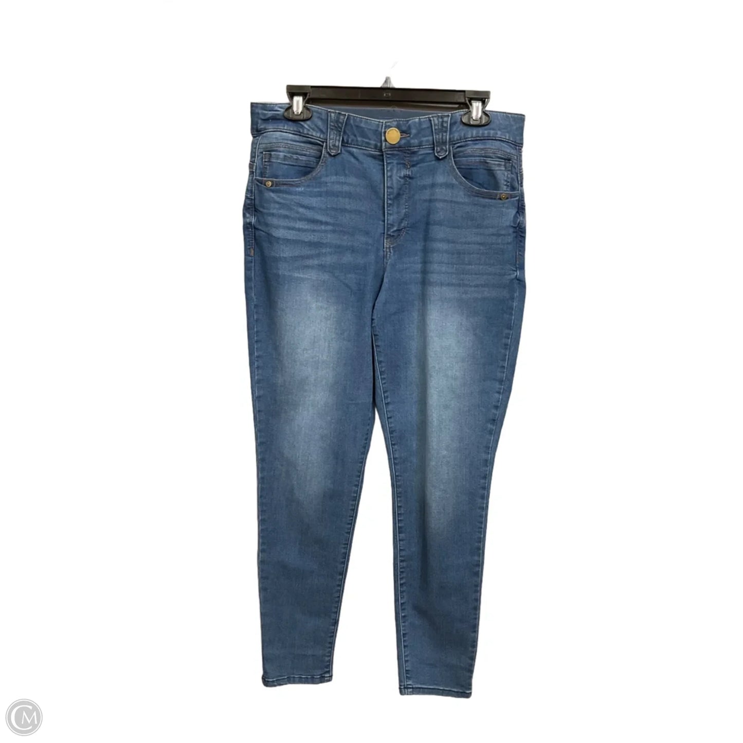 Jeans Skinny By Democracy In Blue Denim, Size: 12