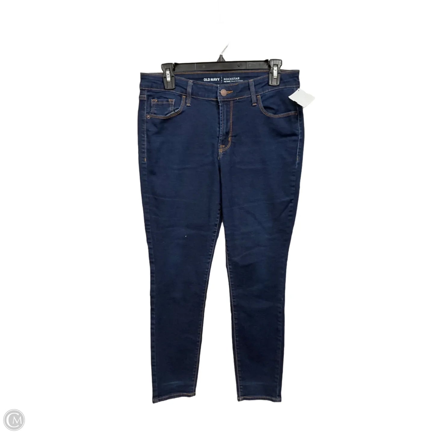 Jeans Skinny By Old Navy In Blue Denim, Size: 10