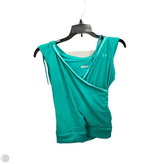 Athletic Tank Top By Under Armour In Green, Size: Xs