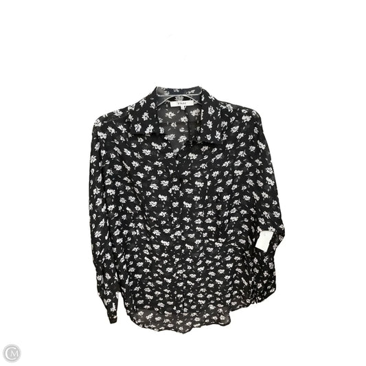 Blouse Long Sleeve By Ro & De In Floral Print, Size: S