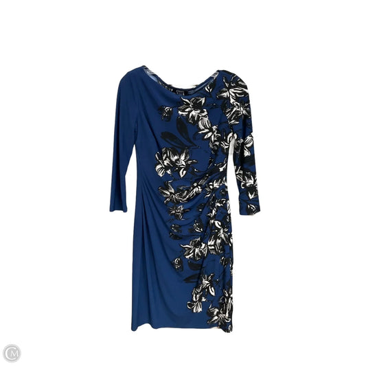 Dress Casual Midi By Chaps In Floral Print, Size: S