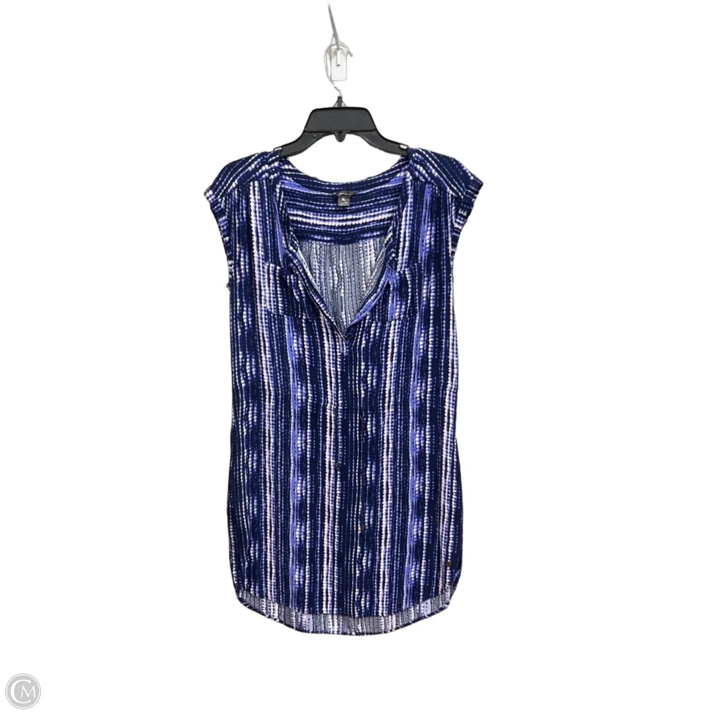 Dress Casual Short By Eddie Bauer In Blue, Size: Sp