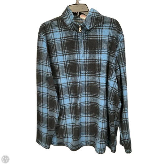 Jacket Fleece By Croft And Barrow In Blue, Size: Xl