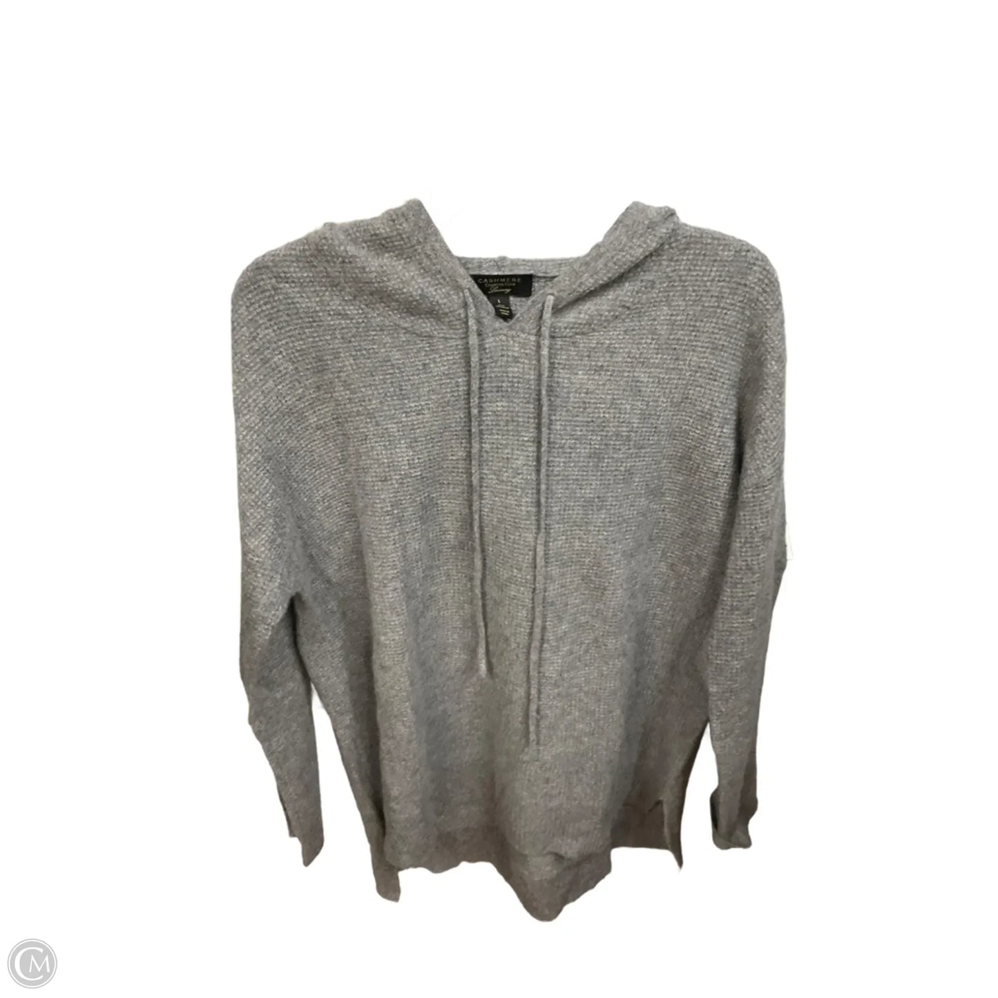Sweater Cashmere By Charter Club In Grey, Size: L