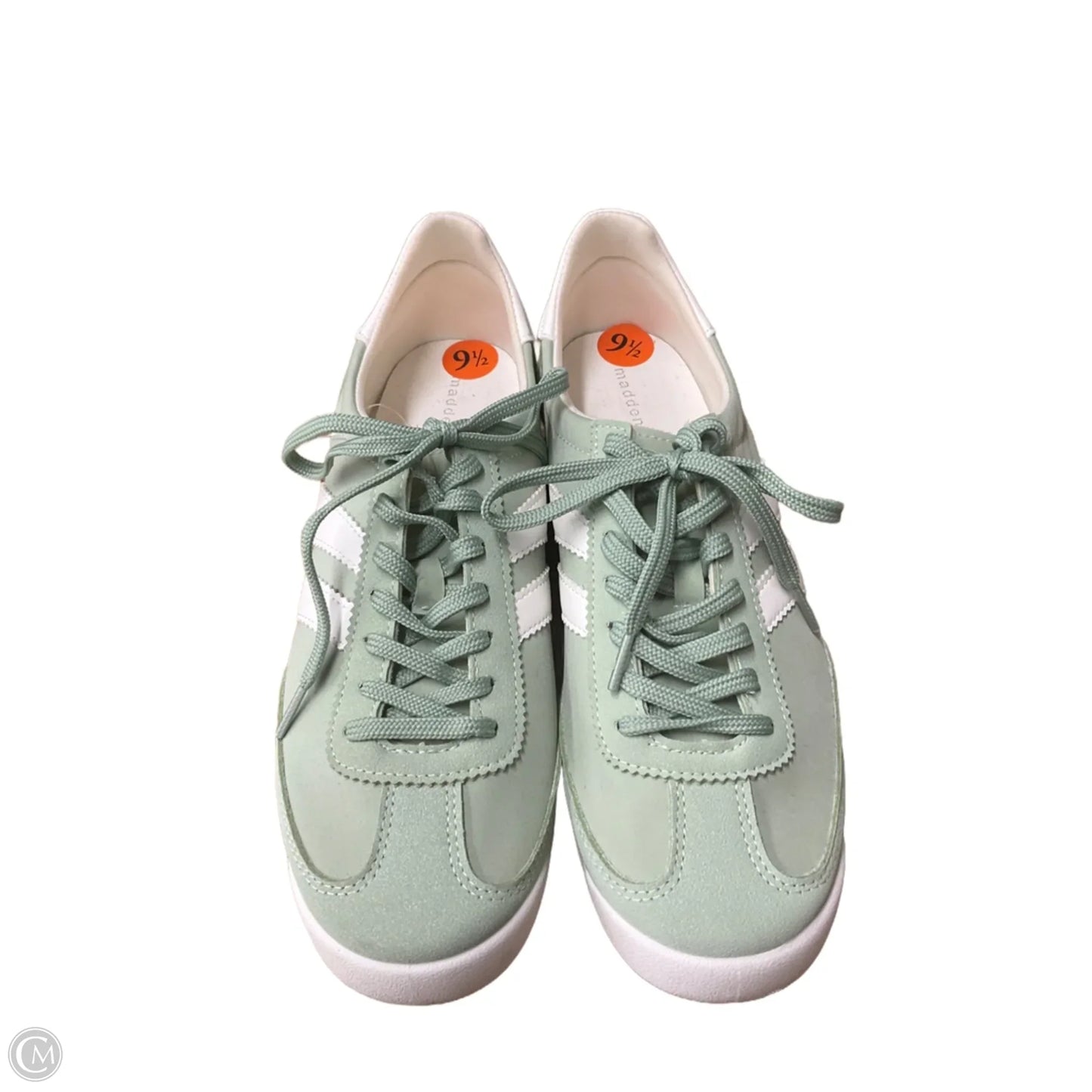 Shoes Sneakers By Madden Girl In Green, Size: 9.5