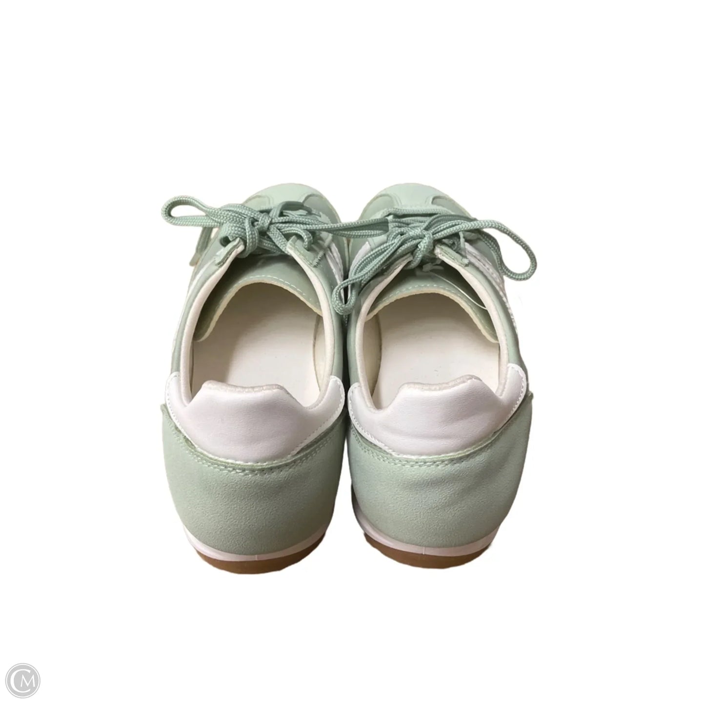 Shoes Sneakers By Madden Girl In Green, Size: 9.5