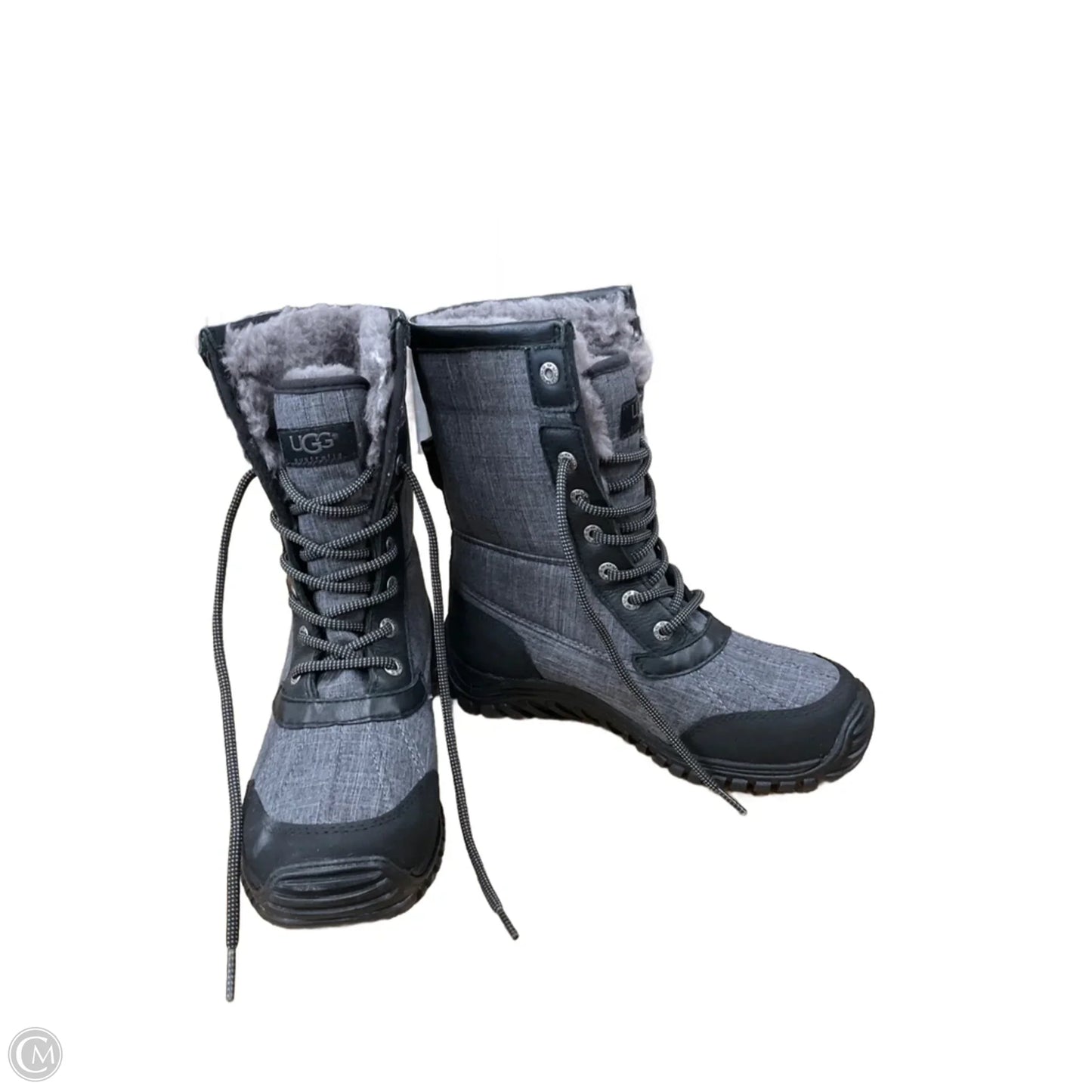 Boots Designer By Ugg In Grey, Size: 7.5