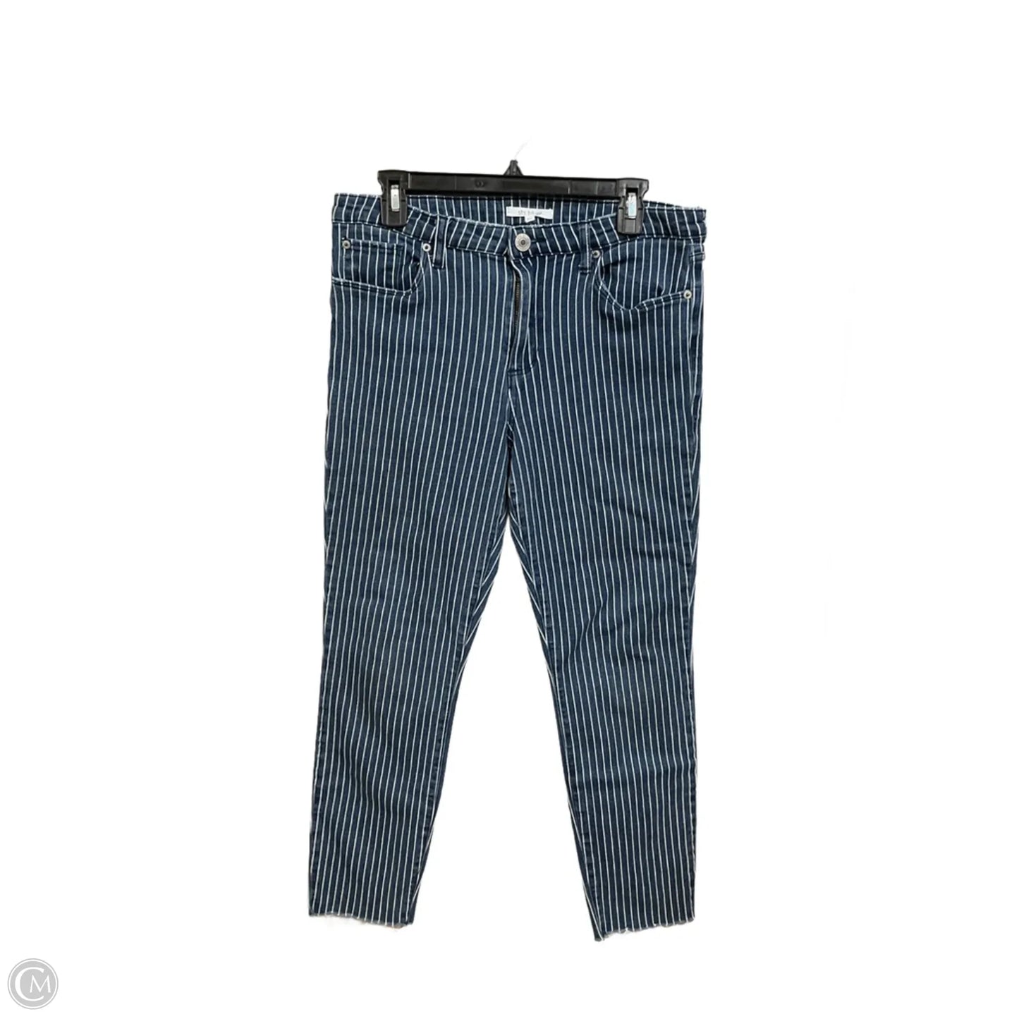 Pants Other By Sts Blue In Striped Pattern, Size: 8