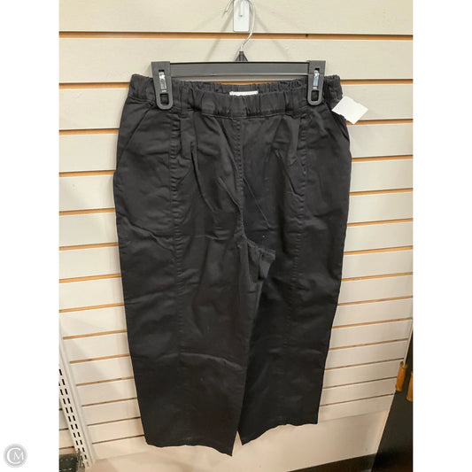 Pants Wide Leg By Topshop In Black, Size: 6