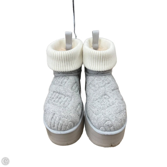 Boots Designer By Ugg In Grey, Size: 9
