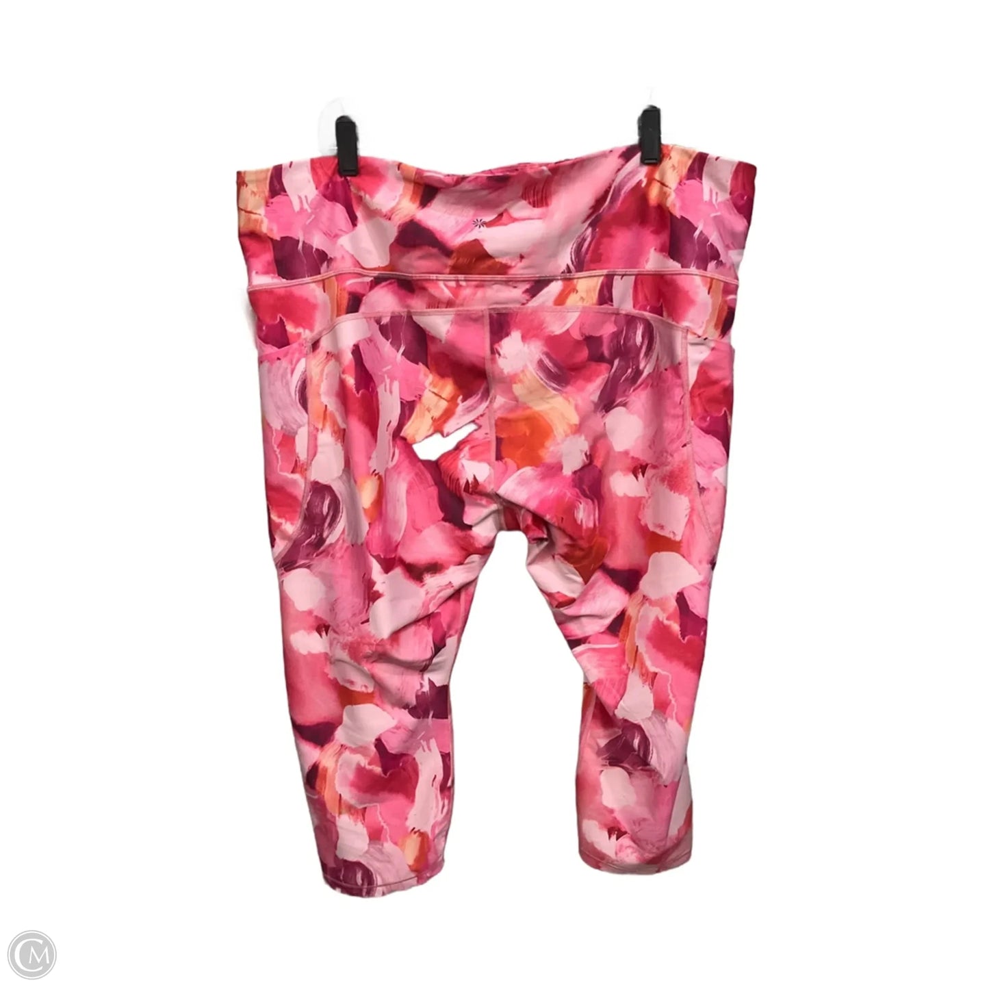 Athletic Capris By Athleta In Pink, Size: 3x