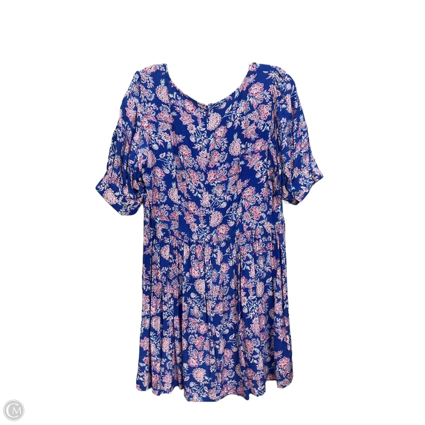 Dress Casual Midi By Loft In Blue, Size: M