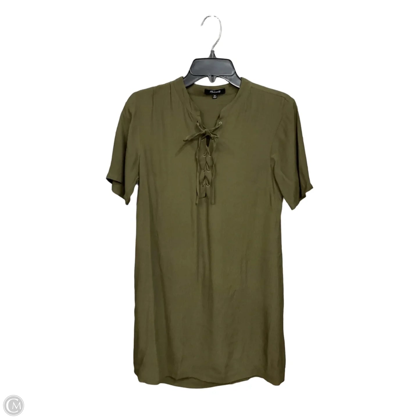 Dress Casual Midi By Madewell In Green, Size: Xs