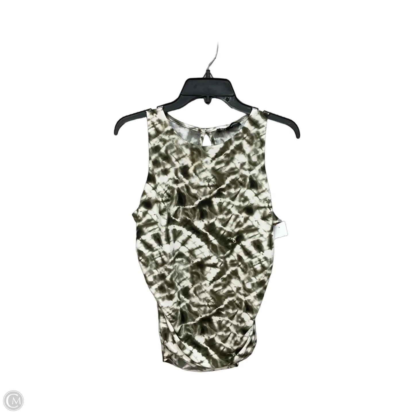 Top Sleeveless By Inc In Green, Size: L