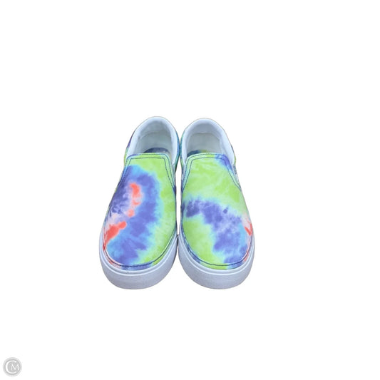 Shoes Sneakers By Nike Apparel In Tie Dye Print, Size: 8.5