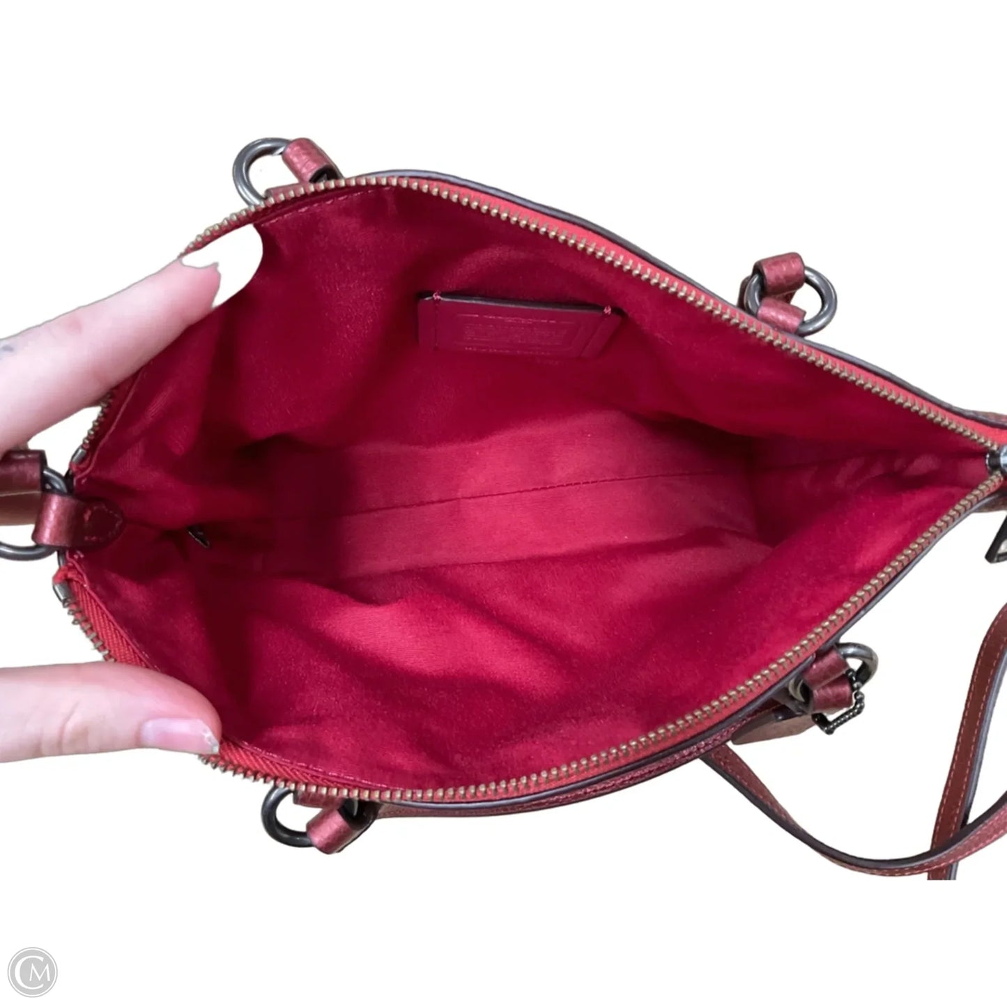 Crossbody Designer By Coach, Size: Small