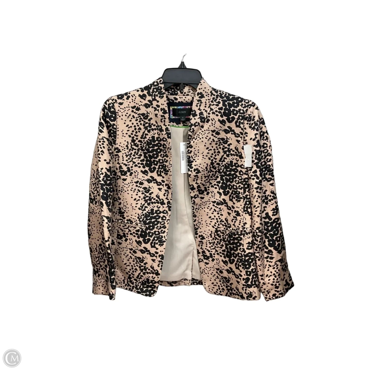 Blazer By J. Crew In Animal Print, Size: Xs