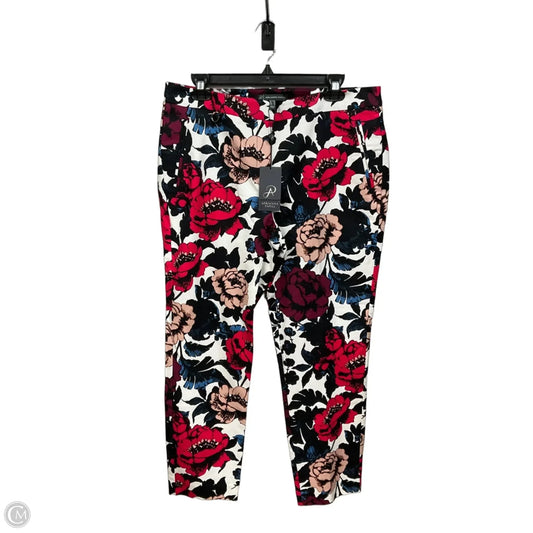 Pants Other By Adrianna Papell In Floral Print, Size: 12