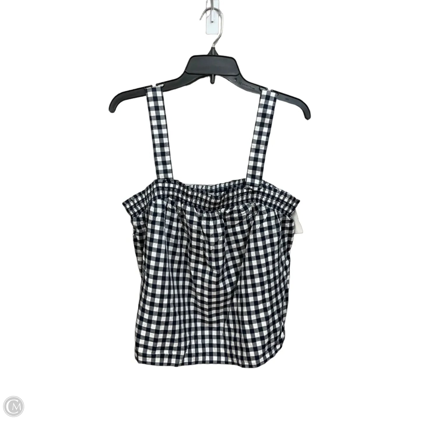 Top Sleeveless By J. Crew In Checkered Pattern, Size: L
