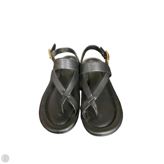 Sandals Flats By Franco Sarto In Black, Size: 7.5
