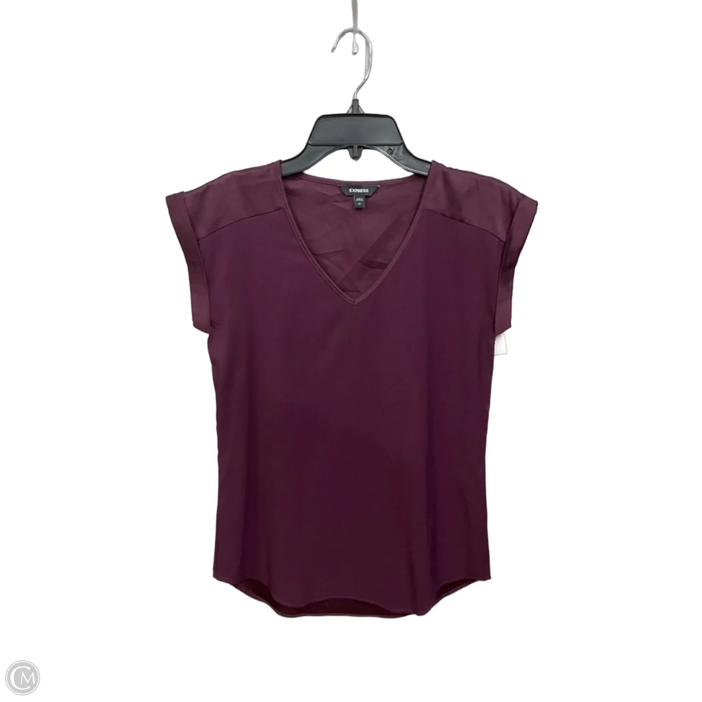 Top Sleeveless By Express In Maroon, Size: Xs