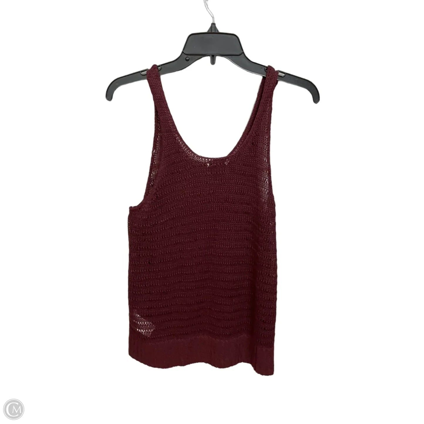 Top Sleeveless By Madewell In Maroon, Size: M