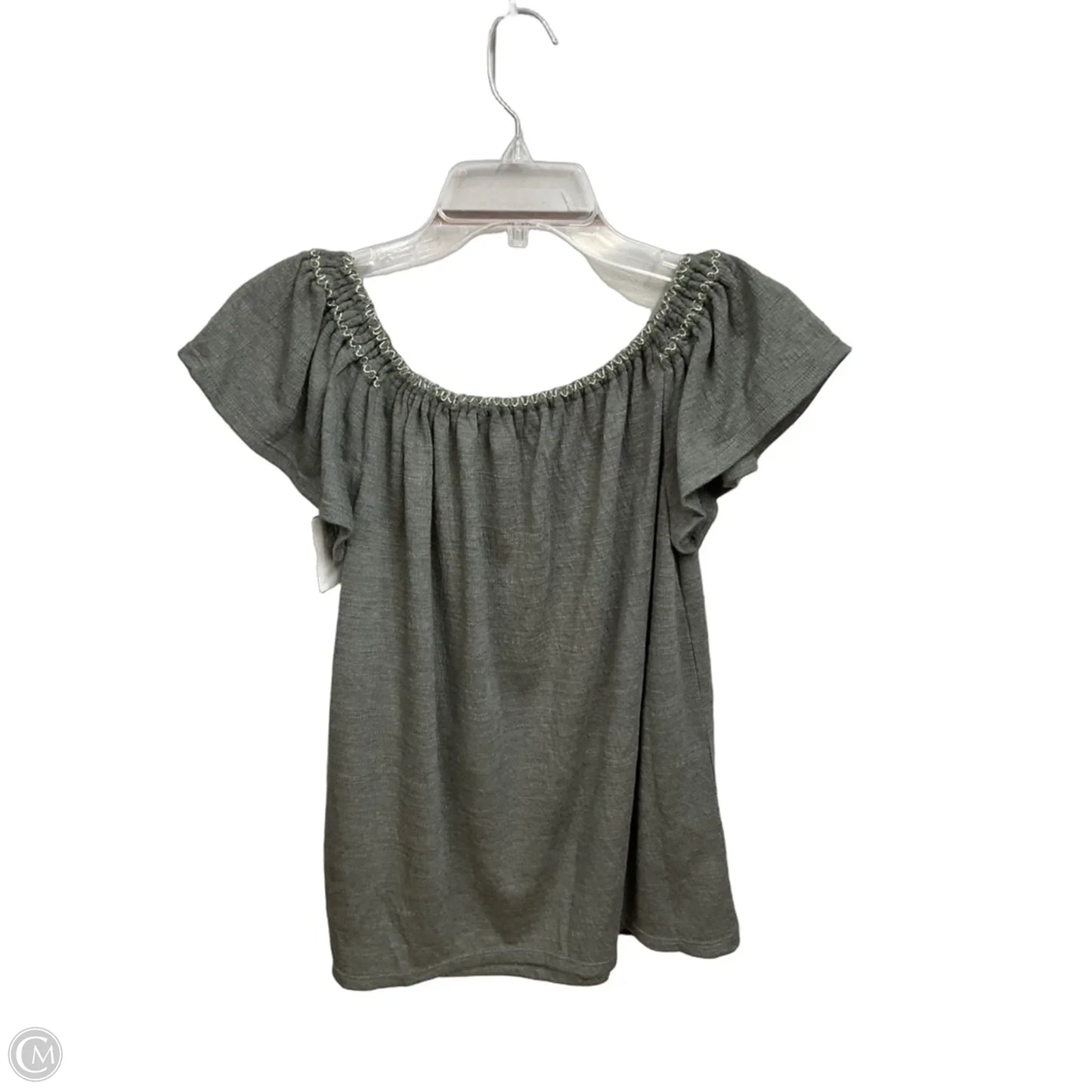 Top Short Sleeve By Max Studio In Green, Size: Xs