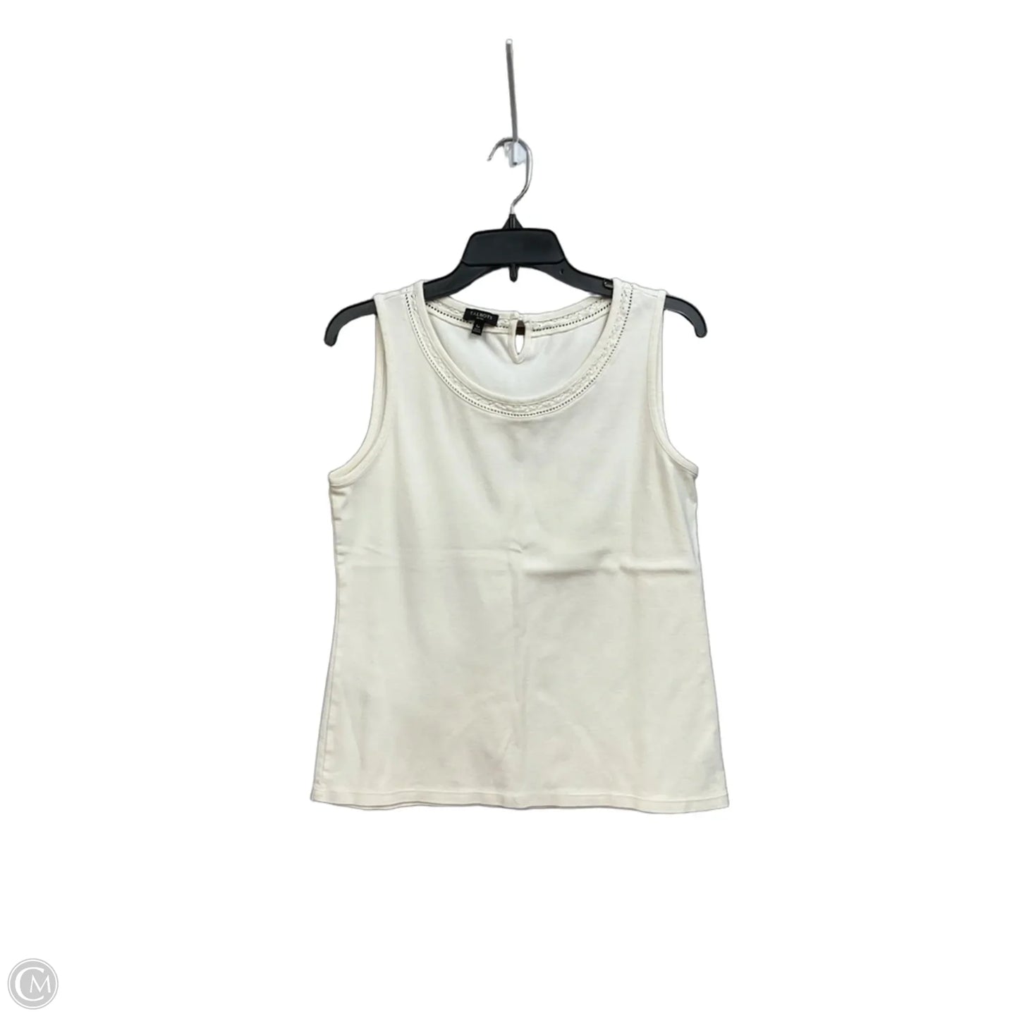Top Sleeveless By Talbots In White, Size: Lp