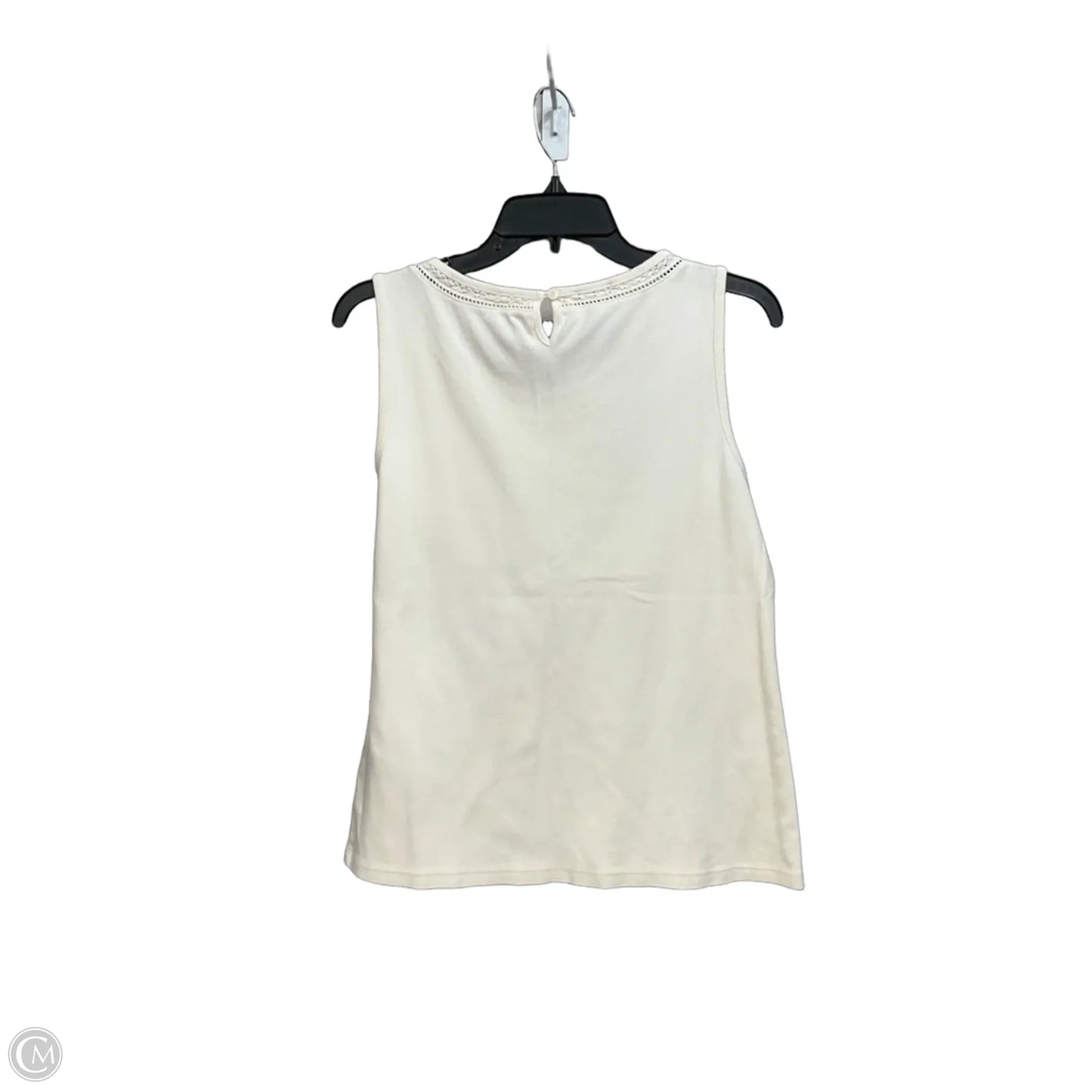 Top Sleeveless By Talbots In White, Size: Lp
